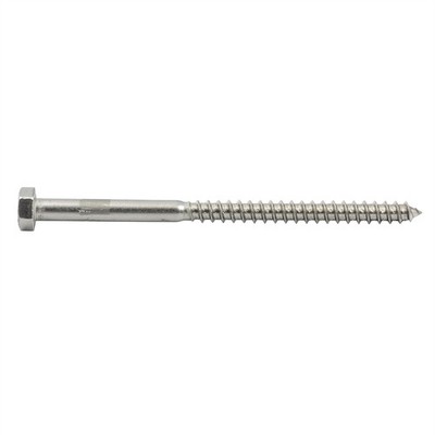 Zenith M8 x 130mm Stainless Steel Hex Head Coach Screw 4 pcs