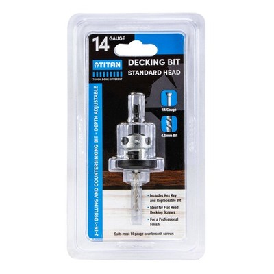 Titan 14G Decking Countersink Tool Workshop Tool