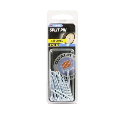 Zenith Assorted Sizes Zinc Plated Split Pins 2 pcs