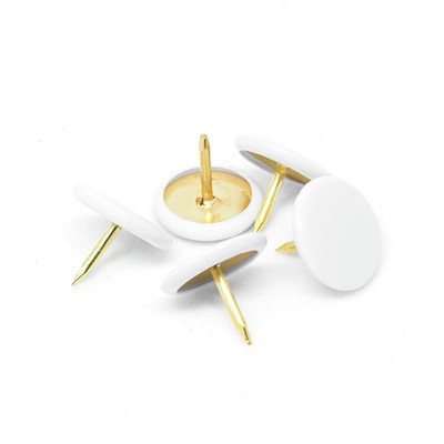 Pinnacle White Pan Head Upholstery Nails 2 pcs