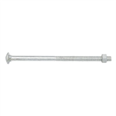 Zenith M8 x 150mm Hot Dipped Galvanised Cup Head Bolt And Nut 5 pcs