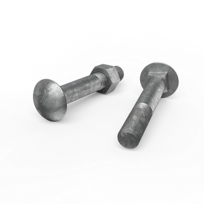 ZENITH M16 x 100mm Hot Dip Galvanised Cup Head Bolts & Nuts 2 pcs