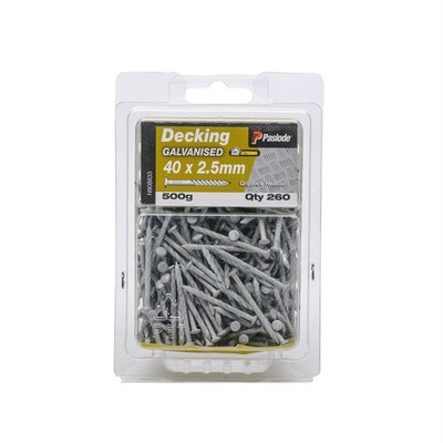 Paslode 40 x 2.5mm 500g Griplock Galvanised Nails - 260 pieces