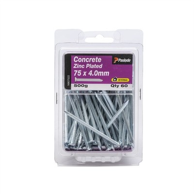 Paslode 75 x 4.0mm 500g Concrete Nails - 60 pieces