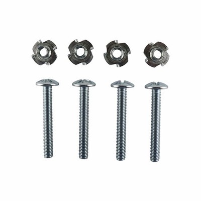 Everhang M8 x 60mm Zinc Plated Tee Nut and Bolt 4 pcs