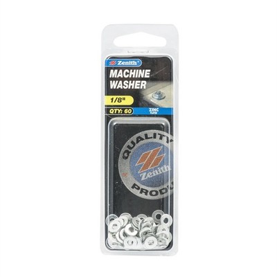 Zenith 1/8" Zinc Plated Machine Washer 2 pcs
