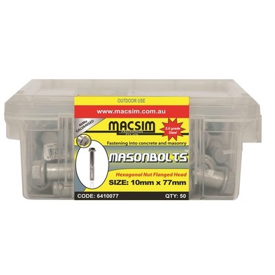 Macsim Fasteners 10 x 77mm Galvanised Sleeve Anchor - 50 Pack(0)More options ava