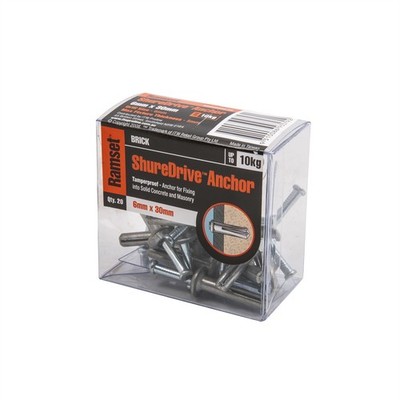 Ramset 6 x 30mm Shuredrive Pack - 20 pieces