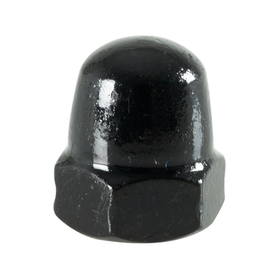 Pinnacle M6 Black Ruspert Dome Nut 4 pcs