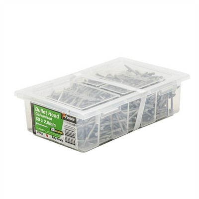 Paslode 50 x 2.8mm 2kg Galvanised Heavy Duty Bullet Head Nails - 640 pieces
