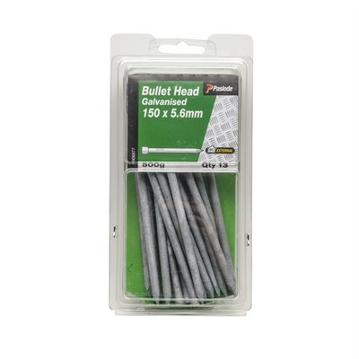 Paslode 150 x 5.6mm 500g Bullet Head Galvanised Nails - 13 pieces