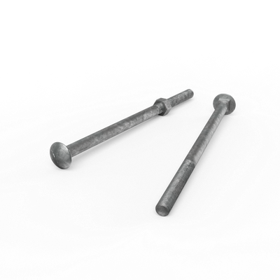 ZENITH M12 x 240mm Hot Dip Galvanised Cup Head Bolts & Nuts 2 pcs