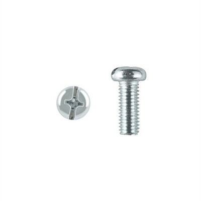 Pinnacle M4 x 6mm Zinc Plated Round Head Bolts And Nuts 4 pcs