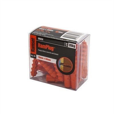 Ramset 10 x 50mm Anchor RamPlug - 20 pieces
