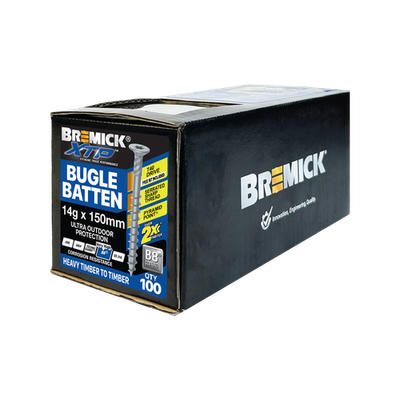 Bremick XTP 14g x 150mm T40 B8 Bugle Batten - 100 pieces