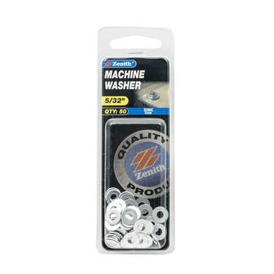 Zenith 5/32" Zinc Plated Machine Washer 2 pcs