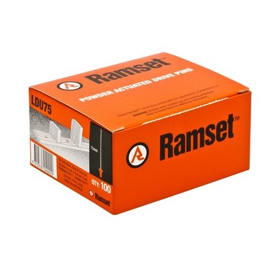 Ramset 3.7 x 75mm Nail Gun Drive Pin - 100 pieces