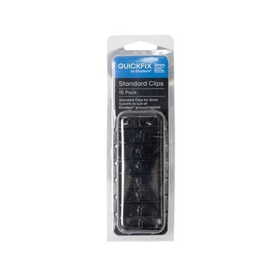 Quickfix for Ekodeck 3mm Standard Clips - 15 pieces