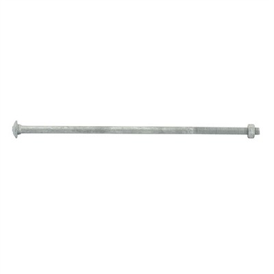 ZENITH M10 x 300mm Hot Dip Galvanised Cup Head Bolts & Nuts 2 pcs