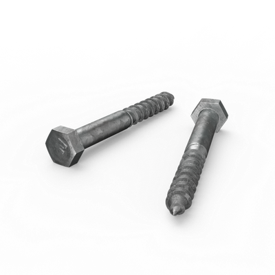 ZENITH M10 x 90mm Hot Dip Galvanised Hex Head Coach Screws 5 pcs