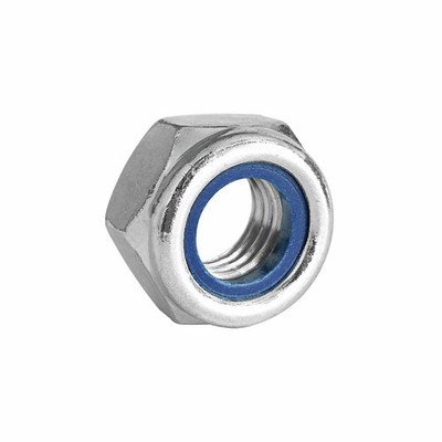 Pinnacle M8 Zinc Plated Nylon Lock Nut 2 pcs
