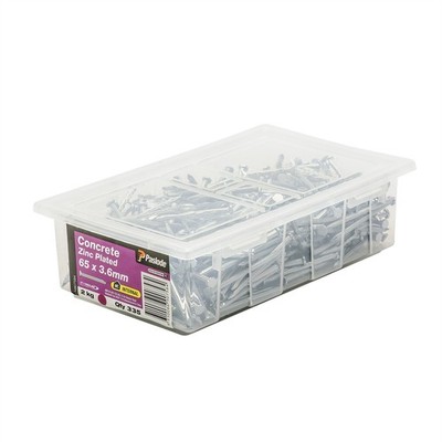 Paslode 65 x 3.6mm 2kg Zinc Plated Concrete Nails - 335 pieces