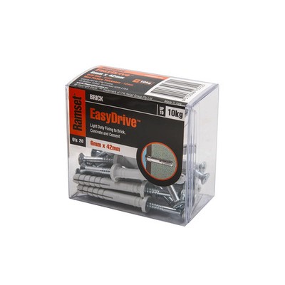 Ramset 6 x 42mm EasyDrive Anchor - 20 pieces