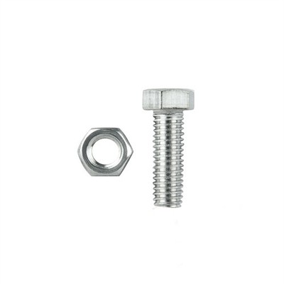Pinnacle M8 x 25mm Zinc Plated Hex Head Bolts And Nuts 2 pcs