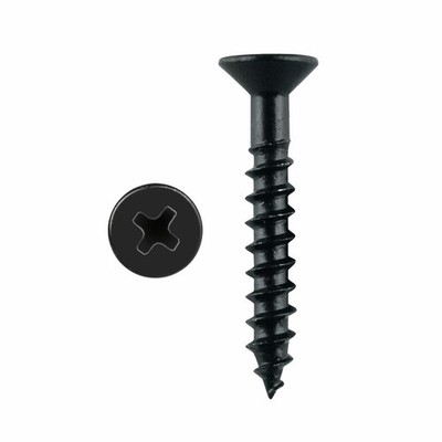 Pinnacle 3.5 x 20mm Black Countersunk Timber Screw 5 pcs