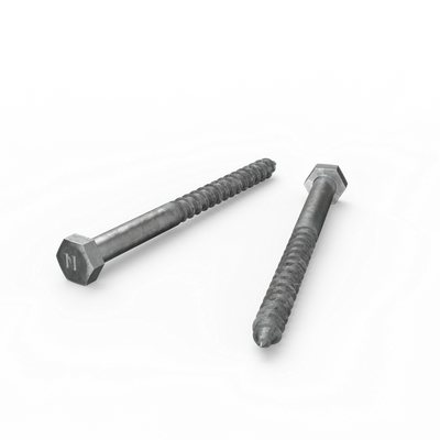 ZENITH M10 x 130mm Hot Dip Galvanised Hex Head Coach Screws 5 pcs