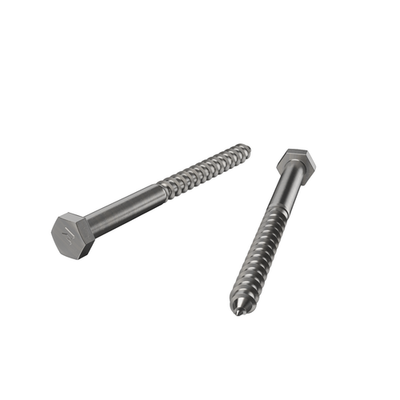ZENITH M10 x 130mm Stainless Steel 304 Grade Hex Head Coach Screws 2 pcs