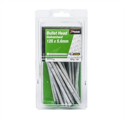 Paslode 125 x 5.6mm 500g Galvanised Bullet Head Nails - 16 pieces