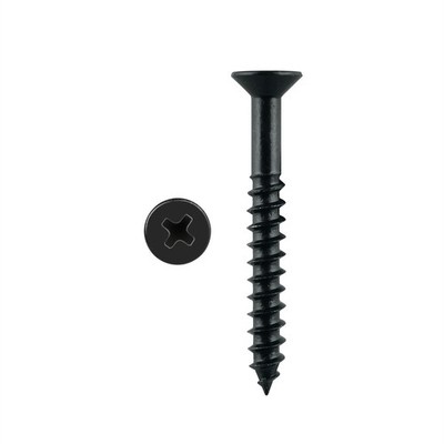 Pinnacle 5.0 x 40mm Black Countersunk Head Timber Screw 2 pcs
