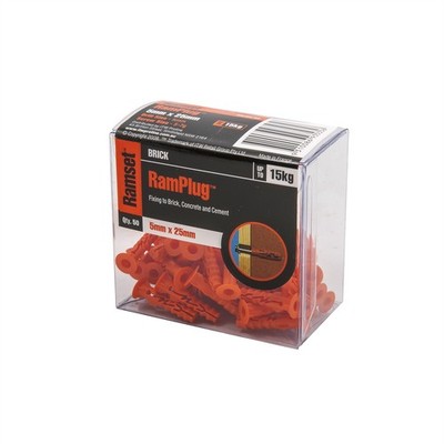 Ramset 5 x 25mm Anchor RamPlug - 50 pieces