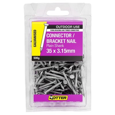 Otter 500g Galvanised Connector / Bracket Nails Car Wiring Adapter