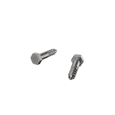 ZENITH M10 x 50mm Stainless Steel 304 Grade Hex Head Coach Screws 4 pcs