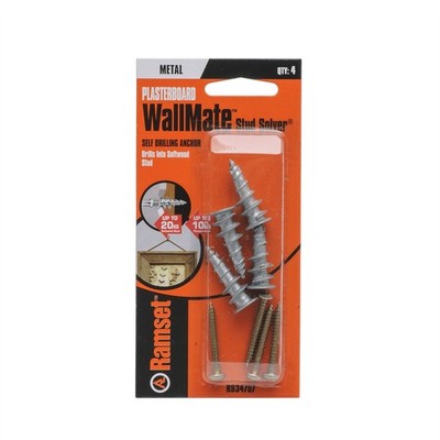 Ramset Wallmate Stud Solver With Screws - 4 pieces