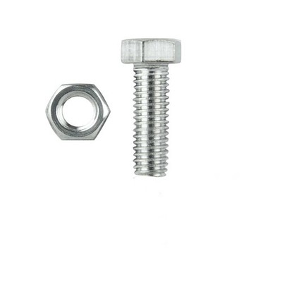 Pinnacle M5 x 35mm Stainless Steel Hex Head Bolts And Nuts - 6 pieces