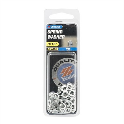 Zenith 3/16" Zinc Plated Spring Washer 2 pcs