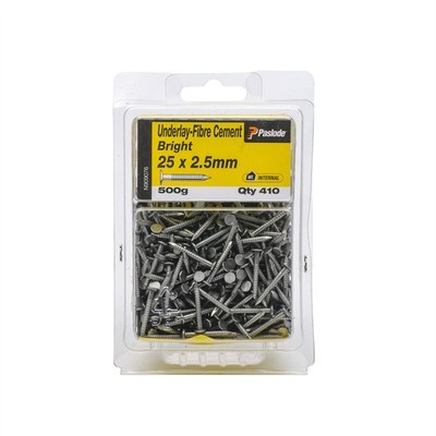 Paslode 25 x 2.5mm 500g Underlay Cement Nails - 410 pieces