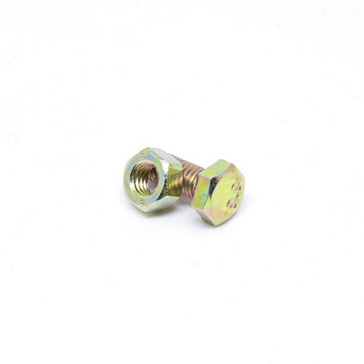 Pinnacle 10 x 30mm Yellow Zinc Hi Tensile Bolt And Nut - 4 pieces