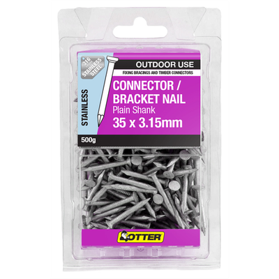 Otter 500g 35 x 3.15mm 316 Stainless Steel Connector / Bracket Nails Car Wiring