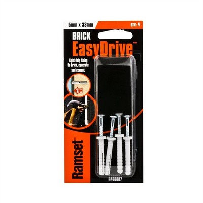 Ramset 5 x 33mm EasyDrive Masonry Anchor 2 pcs