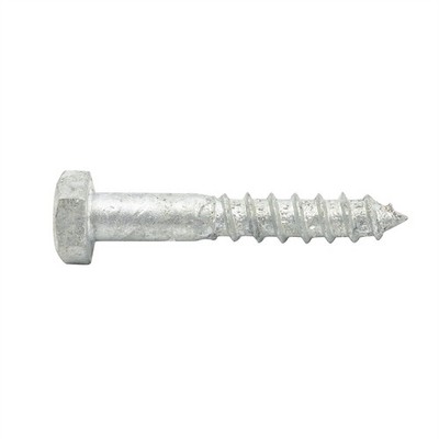 Zenith M8 x 50mm Hot Dipped Galvanised Coach Screw 10 pcs