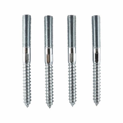 Everhang M12 x 120mm Zinc Plated Hanger Bolt - 4 pieces