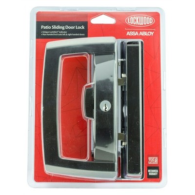 Lockwood Onyx Dual Handed Patio Sliding Door Lock - Black(17)3 colours