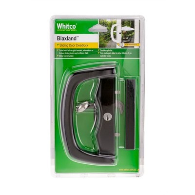 Whitco Blaxland Black Patio Sliding Door Lock