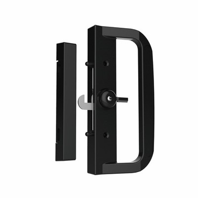 Rolltrak Black Sliding Patio Non Keyed Door Lock