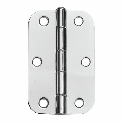 Pinnacle 90mm Single Loose Pin Radius Butt Hinge 2 pcs