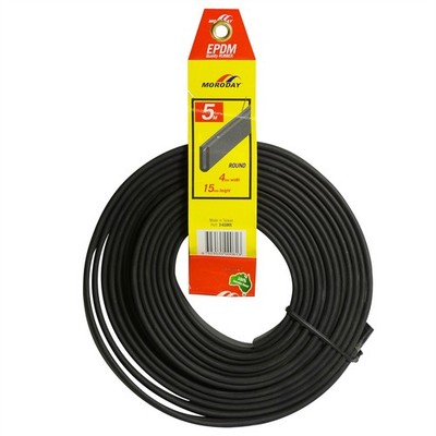 Moroday 4 x 15mm x 5m Round Bottom Rubber